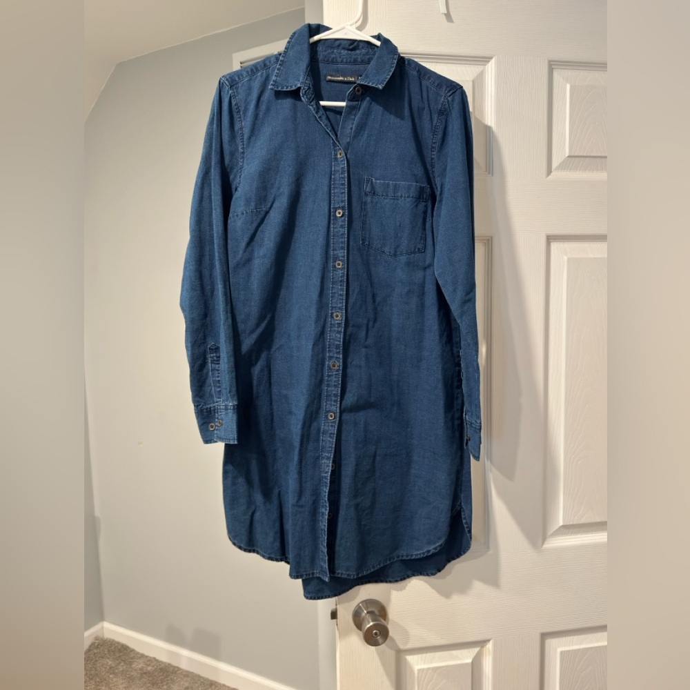Abercrombie & Fitch Denim Shirt Dress